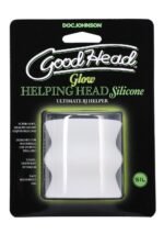 Мастурбатор Doc Johnson GoodHead - Glow Helping Head Silicone - Зображення 4