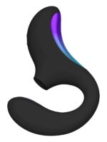 Кліторально-вагінальний звуковий стимулятор LELO Enigma Double Sonic Black - Зображення 2