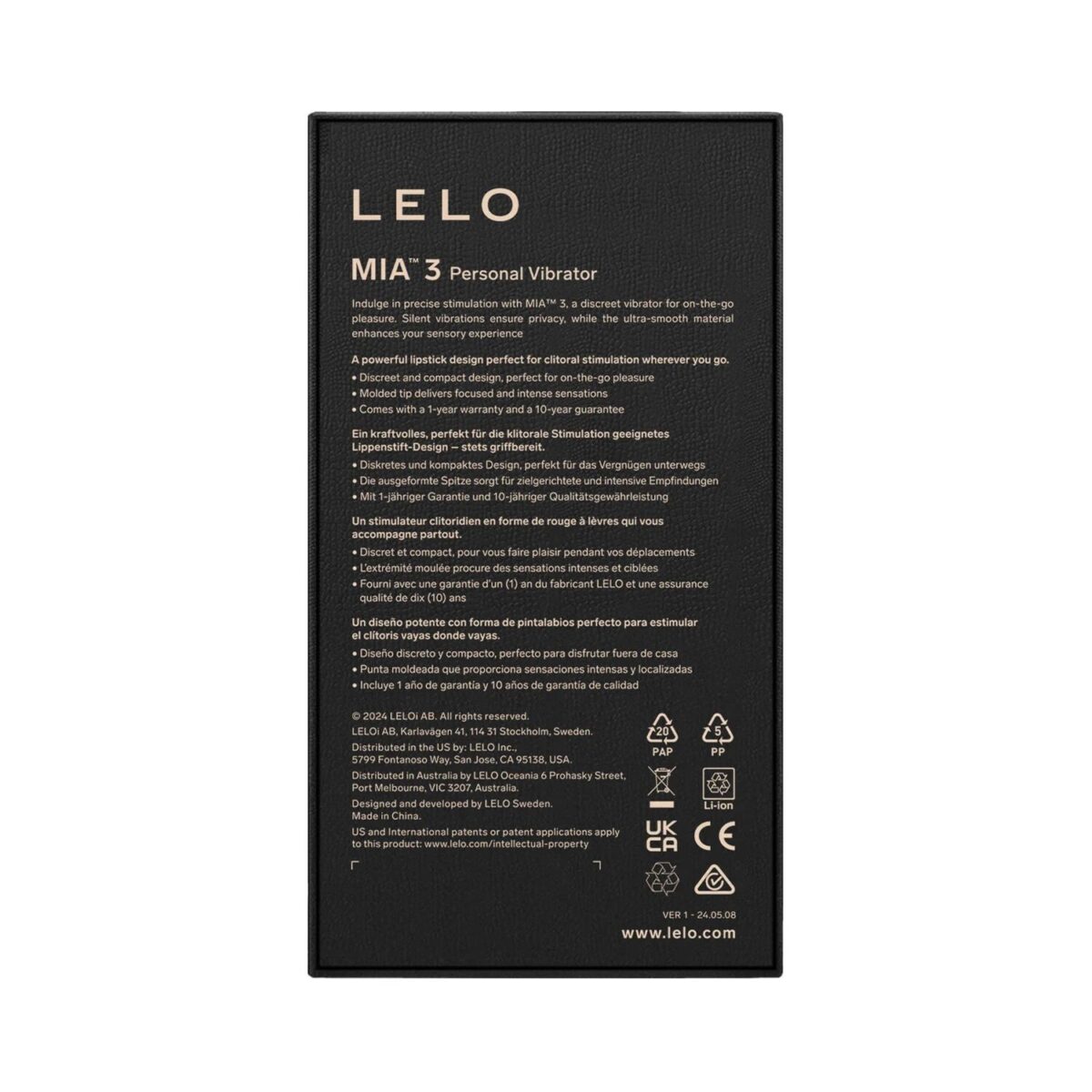 Шикарна віброкуля LELO Mia 3 Deep Rose - Зображення 10