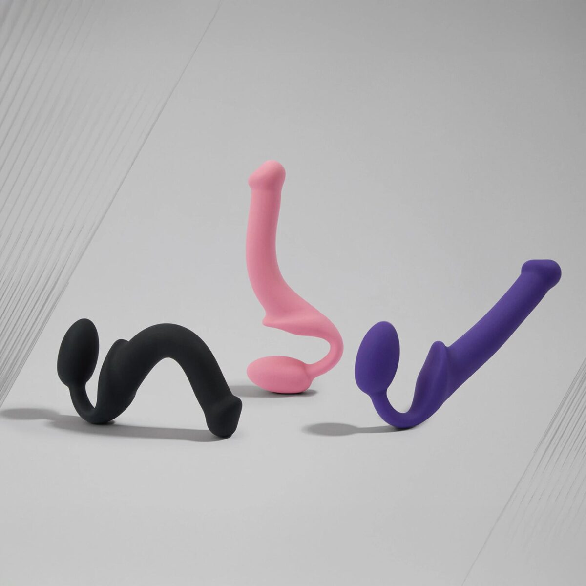 Безремінний страпон Strap-On-Me Rose L, повністю регульований, діаметр 3,7 см - Зображення 9