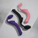Безремінний страпон Strap-On-Me Rose XL, повністю регульований, діаметр 4,5 см - Зображення 10
