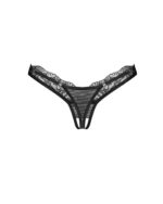 Трусики Obsessive Arrowel Black crotchless thongs S/M - Зображення 3