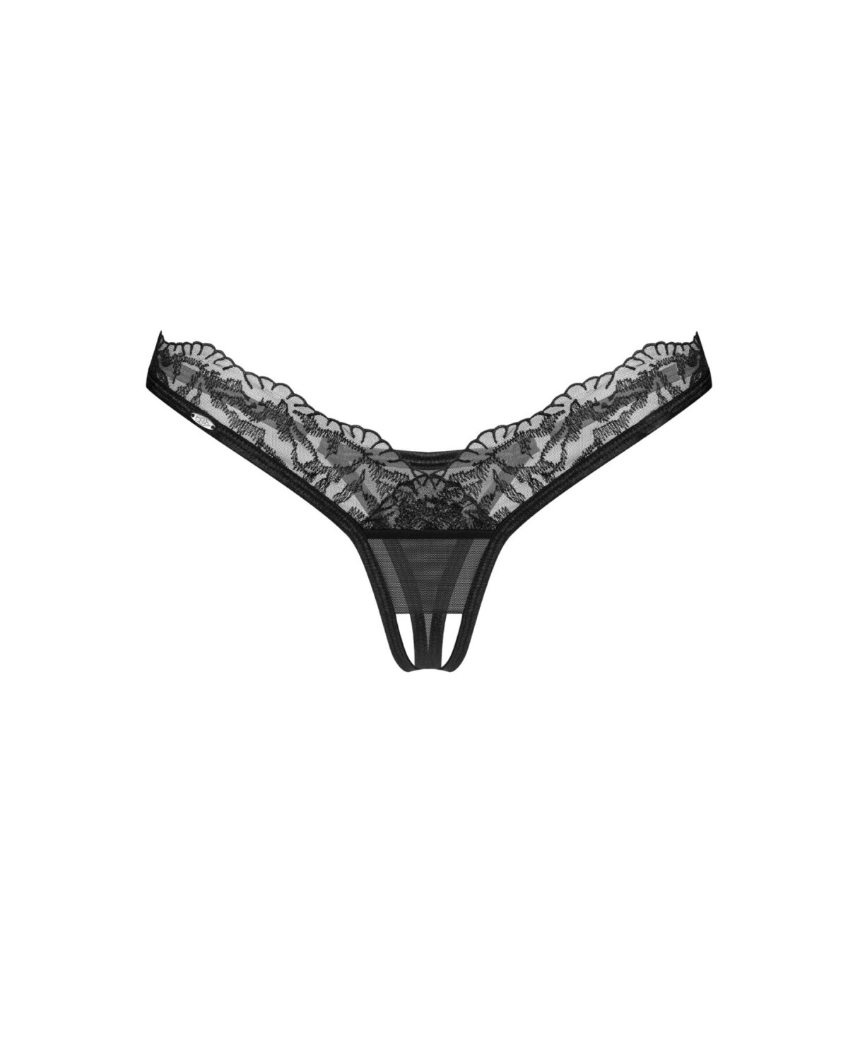 Трусики Obsessive Arrowel Black crotchless thongs L/XL - Зображення 4