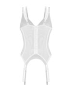 Корсет Obsessive Arrowel White corset 2XL/3XL - Зображення 3