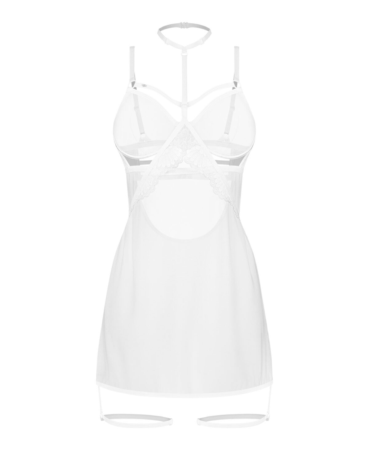 Бебі-долл дол Obsessive Arrowel White chemise 2XL/3XL - Зображення 2