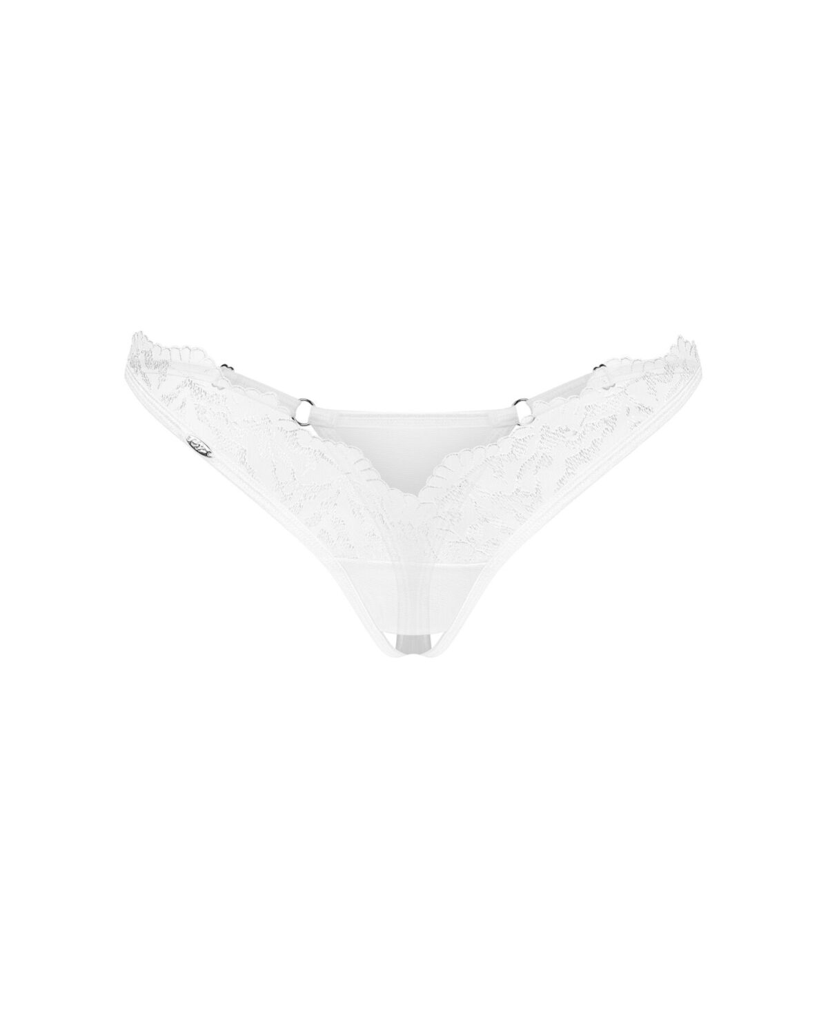 Трусики Obsessive Arrowel White crotchless thong L/XL - Зображення 3
