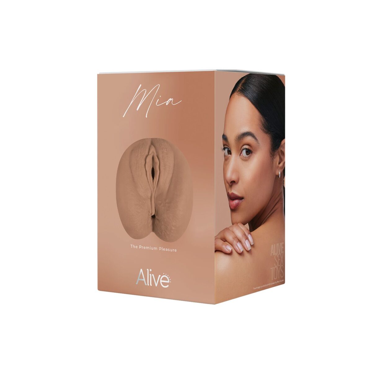 Мастурбатор Alive Mia Super Realistic Masturbator XL Caramel - Зображення 6