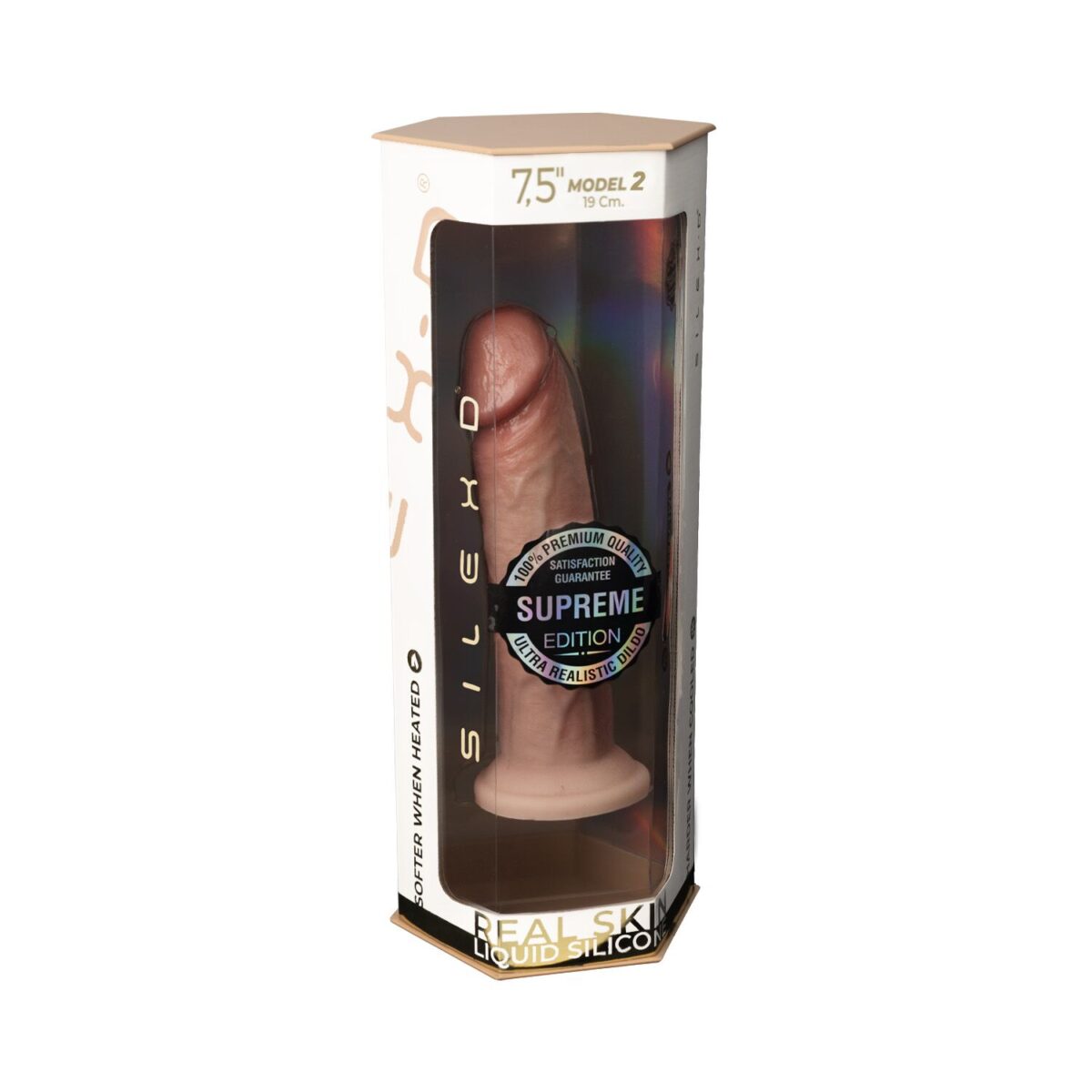Фалоімітатор SilexD Henry Flesh Premium Real Skin (MODEL 2 size 7.5in) - Зображення 6