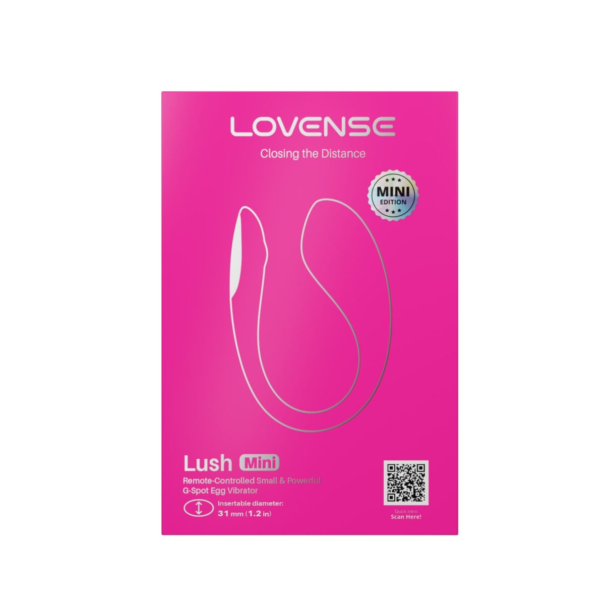 Міні смарт-віброяйце Lovense Lush Mini, зменшена версія Lovense Lush 4 - Зображення 10