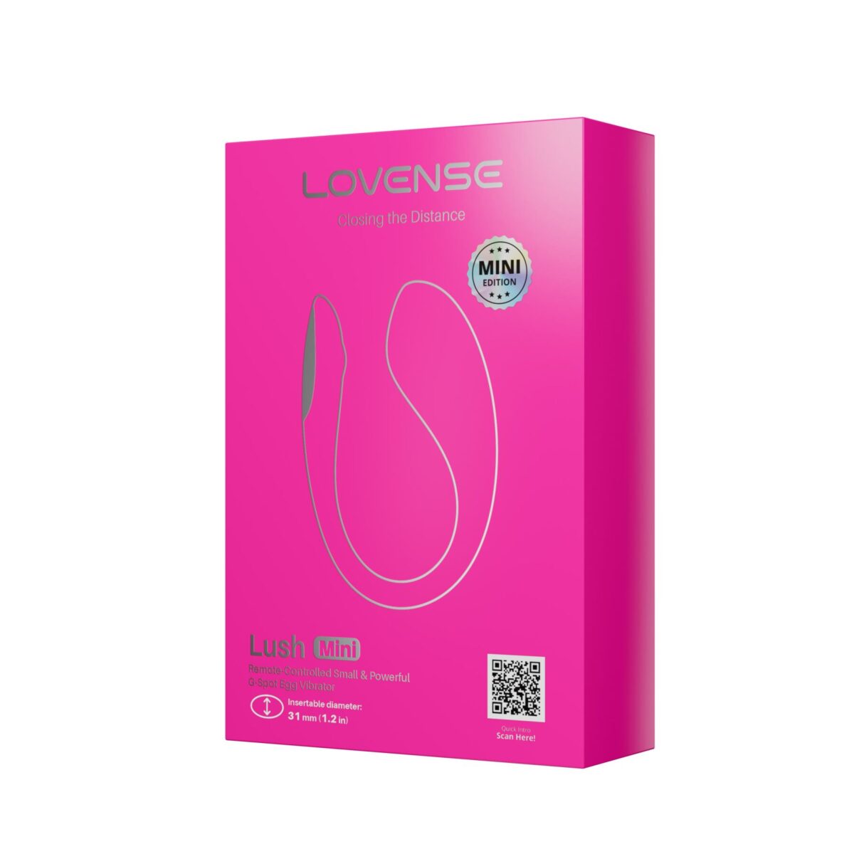 Міні смарт-віброяйце Lovense Lush Mini, зменшена версія Lovense Lush 4 - Зображення 8