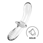 Дилдо Satisfyer Double Crystal (Transparent) (повреждена упаковка!!!)