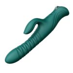 Пульсатор-кролик з вібрацією Zalo Mose 2 Turquoise Green - Зображення 9