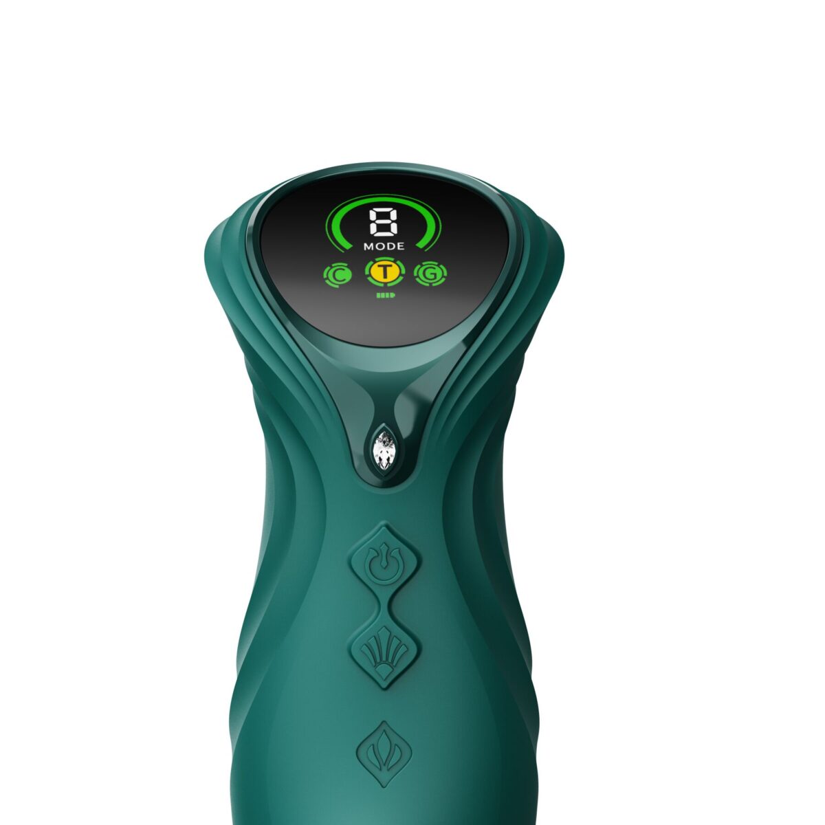 Пульсатор-кролик з вібрацією Zalo Mose 2 Turquoise Green - Зображення 12