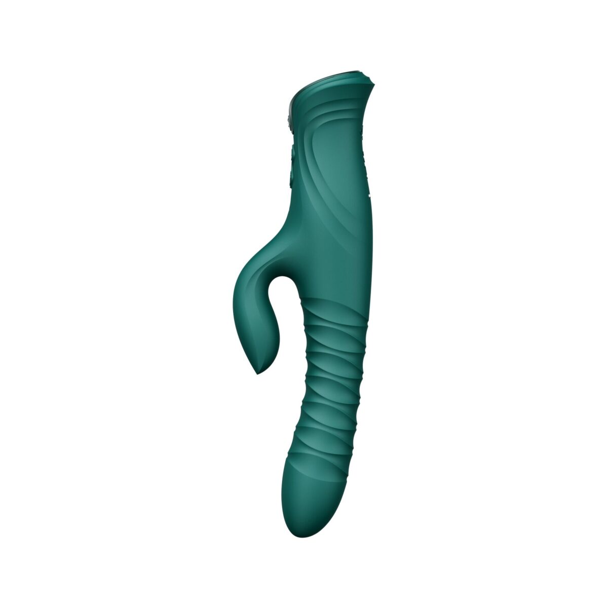 Пульсатор-кролик з вібрацією Zalo Mose 2 Turquoise Green - Зображення 4