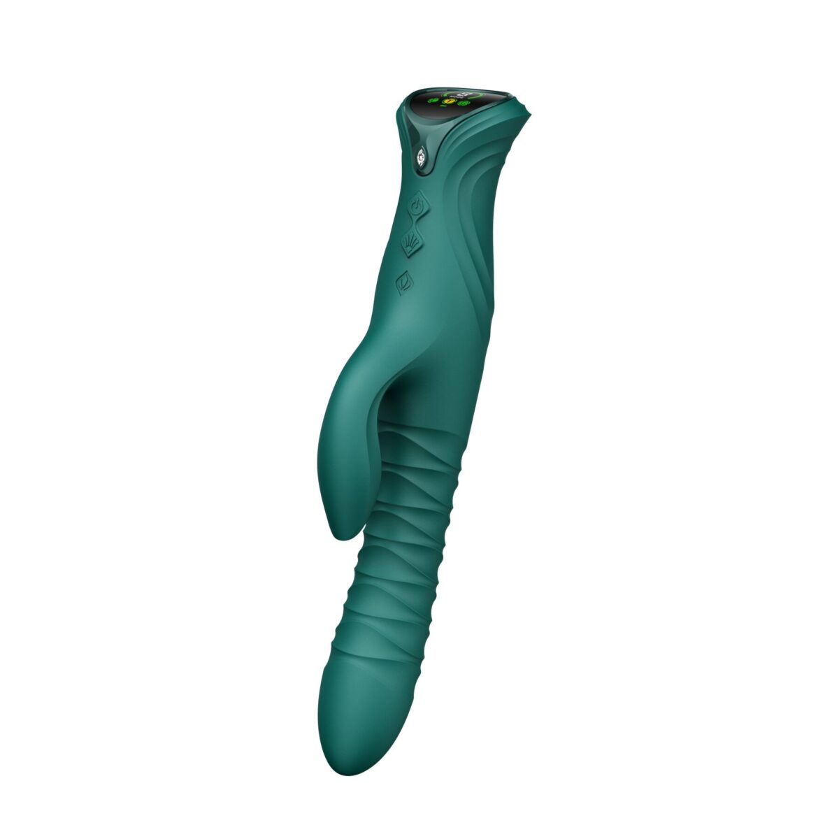 Пульсатор-кролик з вібрацією Zalo Mose 2 Turquoise Green - Зображення 1
