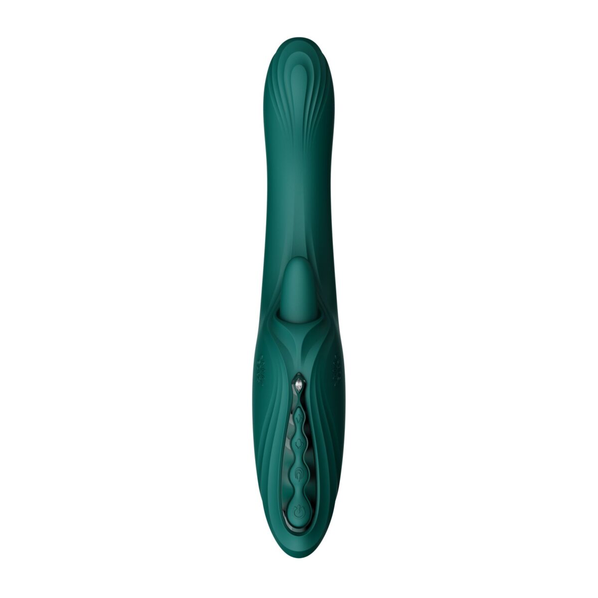 Вібратор-кролик Zalo Ares Turquoise Green - Зображення 2