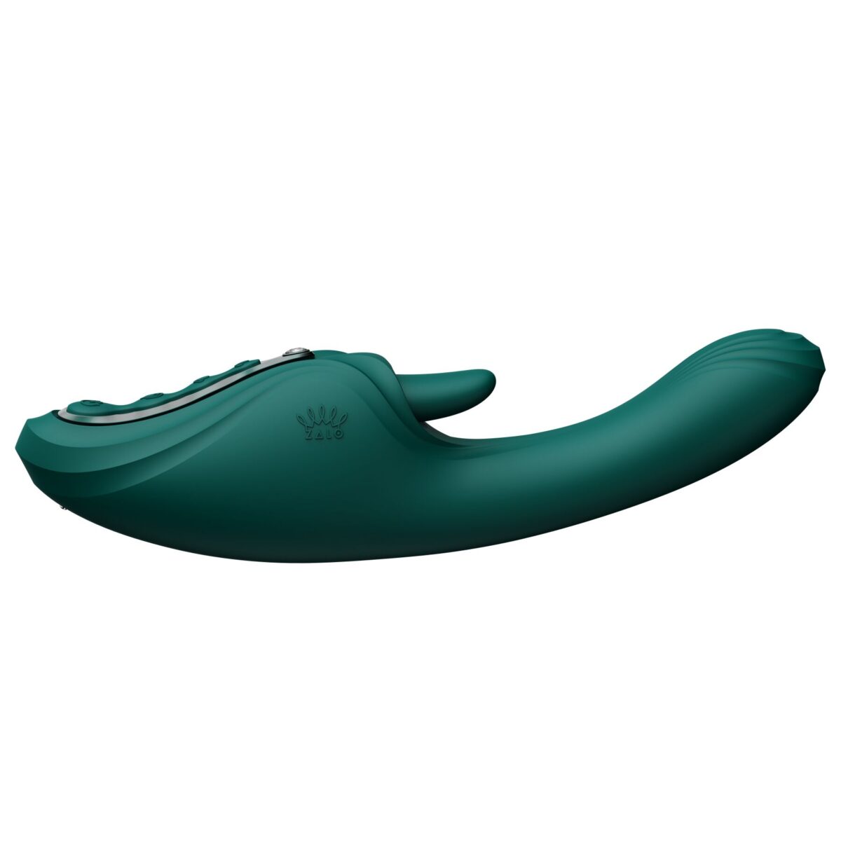 Вібратор-кролик Zalo Ares Turquoise Green - Зображення 8