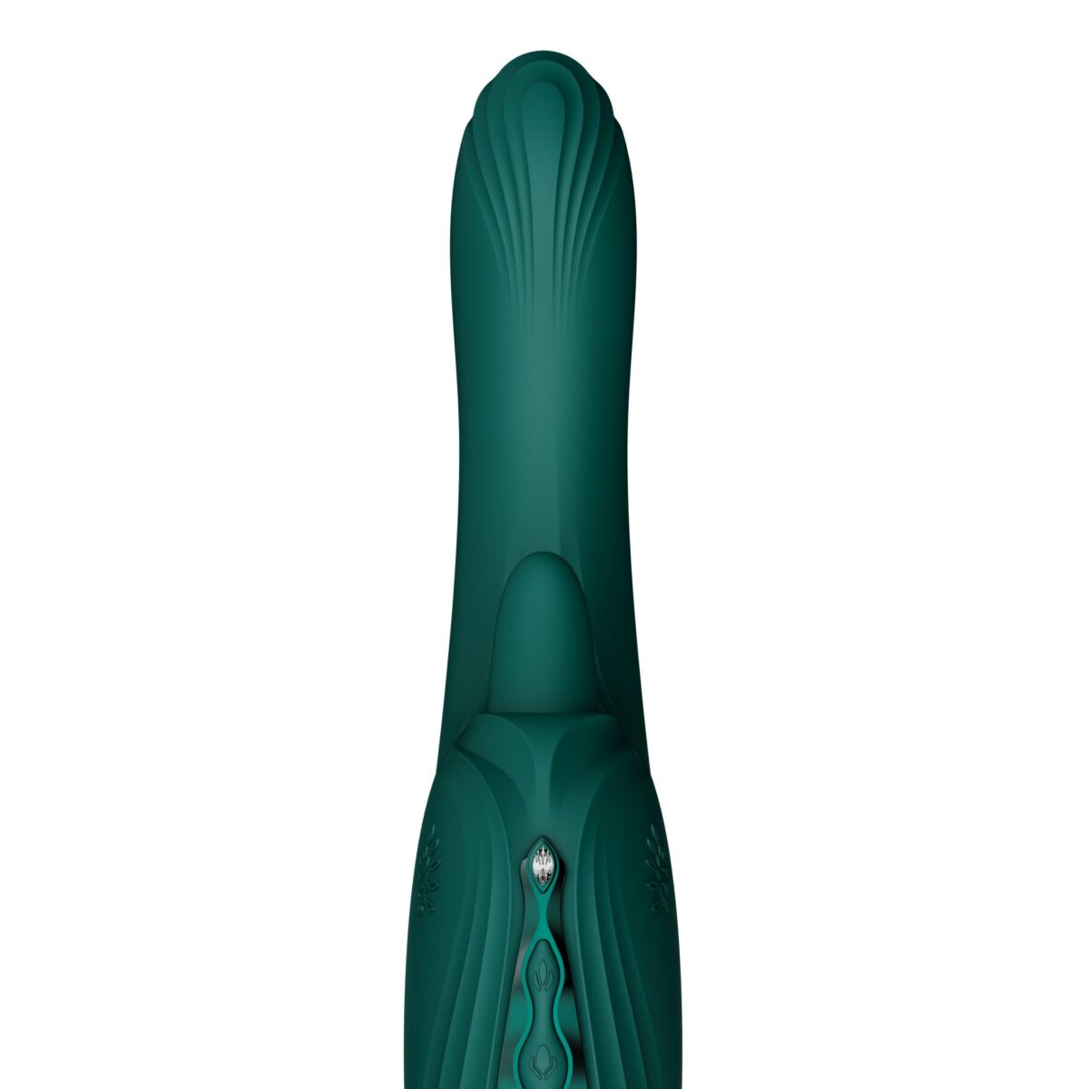 Вібратор-кролик Zalo Ares Turquoise Green - Зображення 13