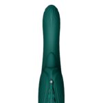 Вібратор-кролик Zalo Ares Turquoise Green - Зображення 13