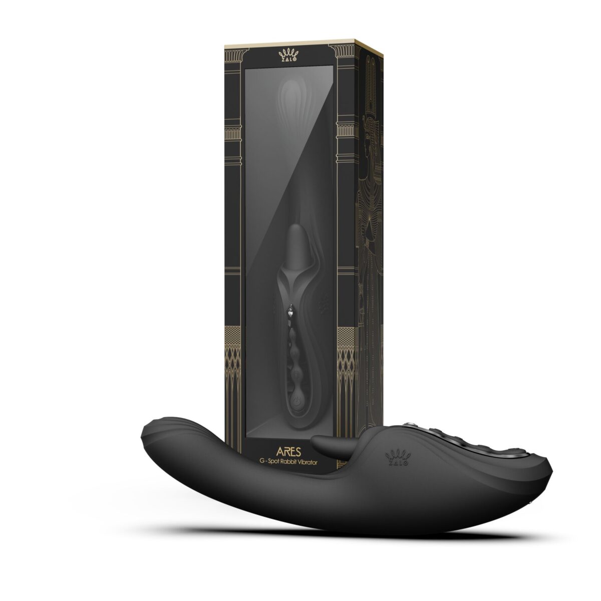 Вібратор-кролик Zalo Ares Obsidian Black - Зображення 14