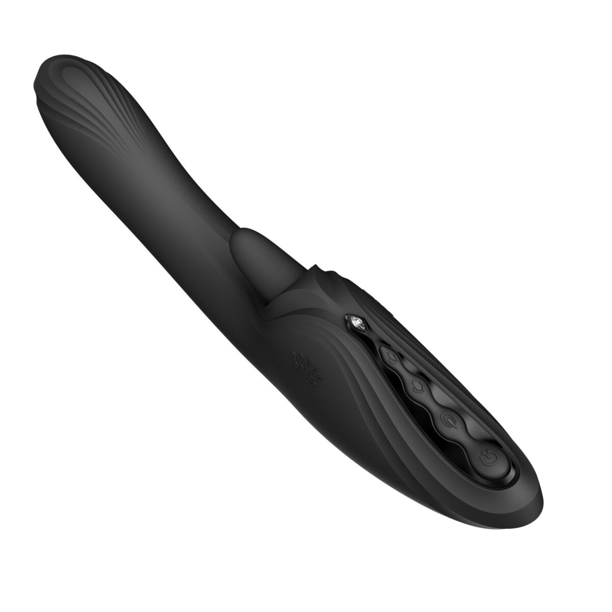 Вібратор-кролик Zalo Ares Obsidian Black - Зображення 5