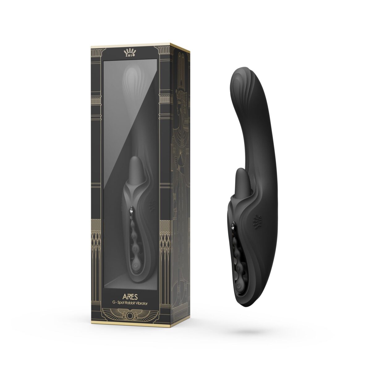Вібратор-кролик Zalo Ares Obsidian Black - Зображення 16
