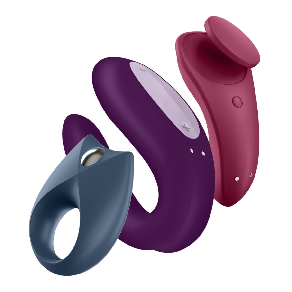 Набір Satisfyer Partner Box 3 (вібратори Double Joy та Sexy Secret + віброкільце Royal One) - Зображення 1