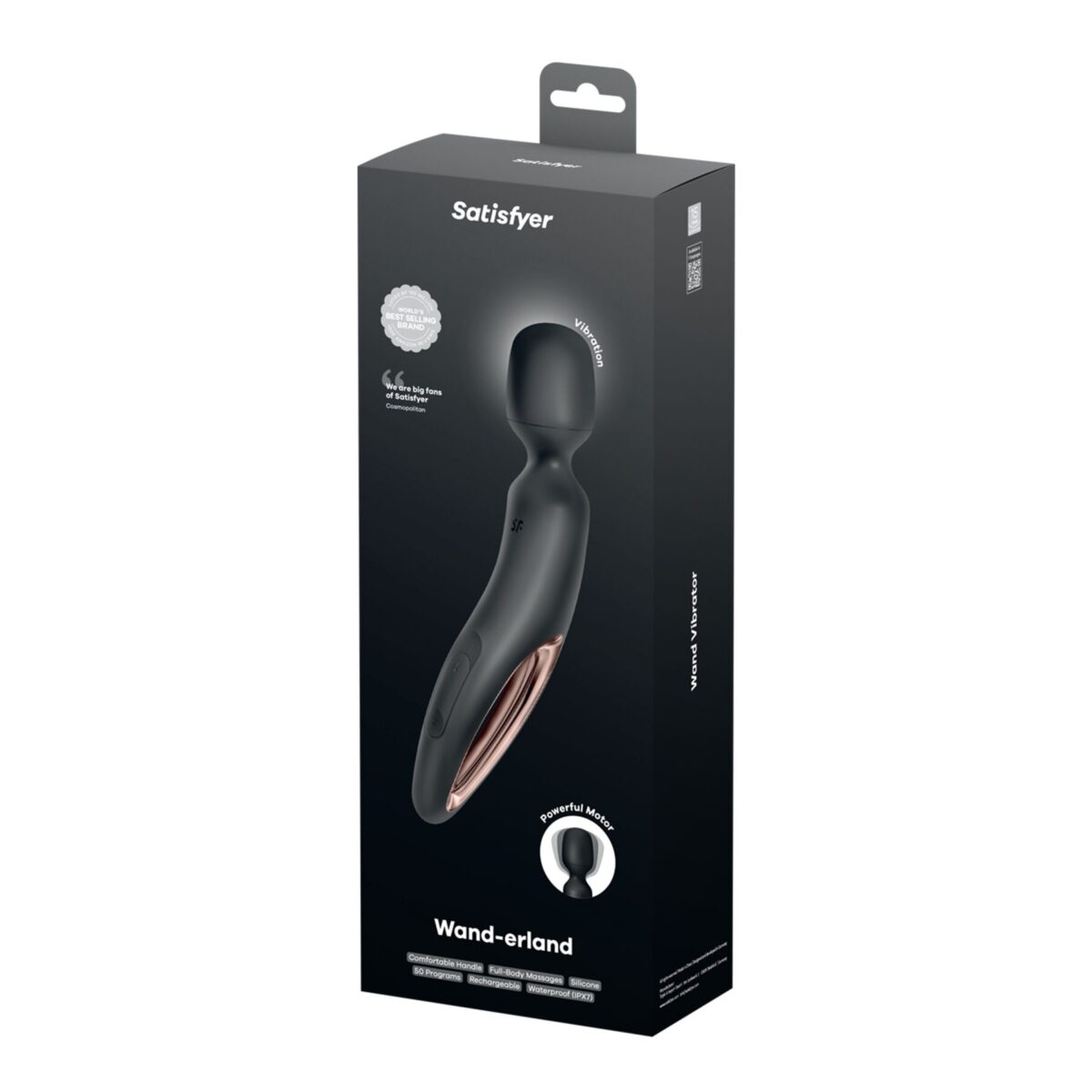 Вібромасажер Satisfyer Wand-erland (Black/Rosegold) - Зображення 5