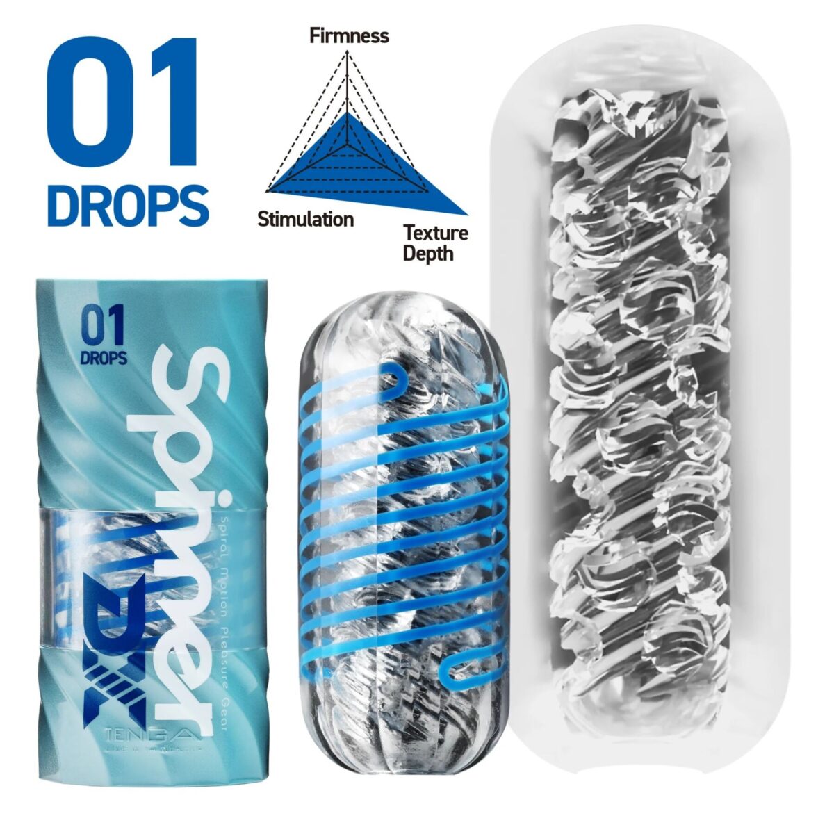 Мастурбатор Tenga Spinner DX 01 Drops - Зображення 2