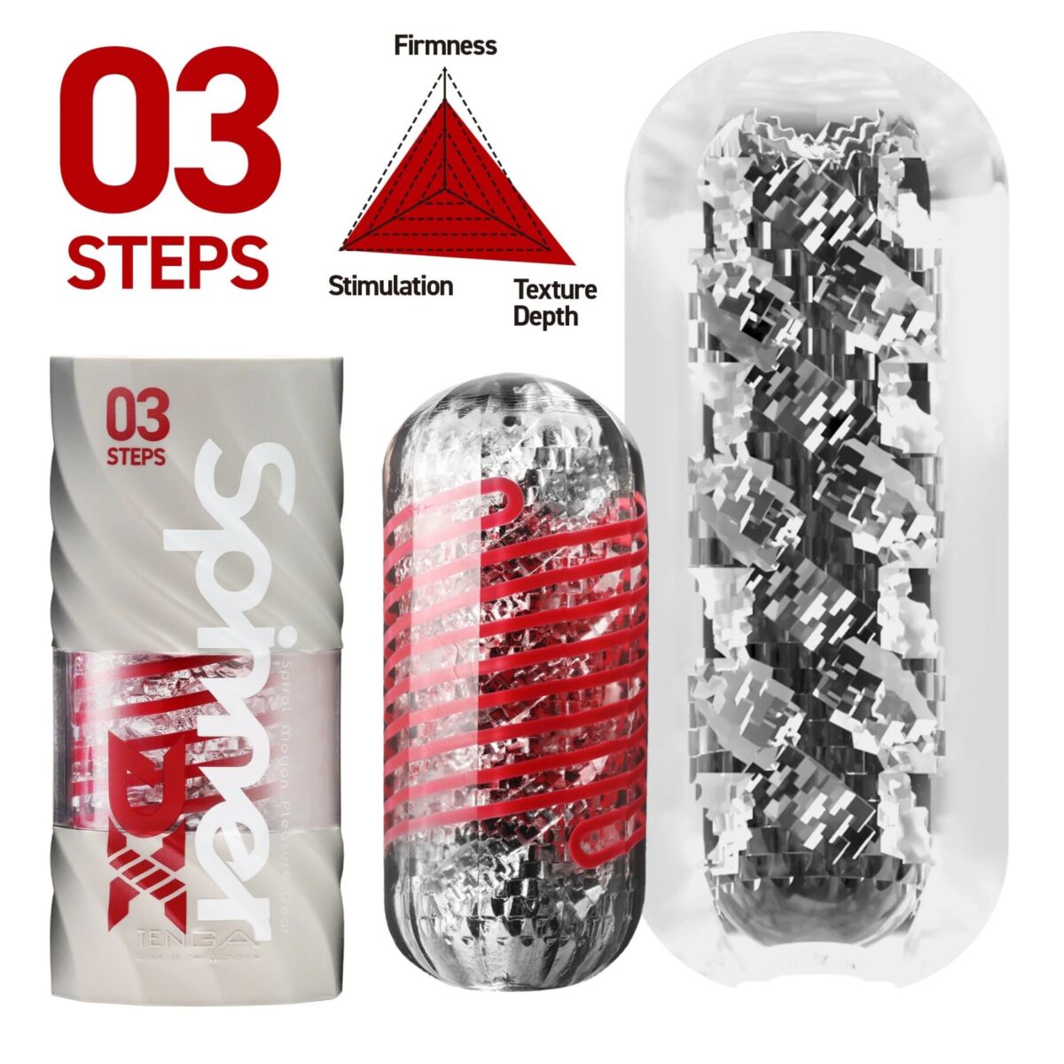 Мастурбатор Tenga Spinner DX 03 Steps - Зображення 2