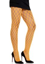 Колготки Leg Avenue Eyelet Net Tights Neon Orange One Size - Зображення 4
