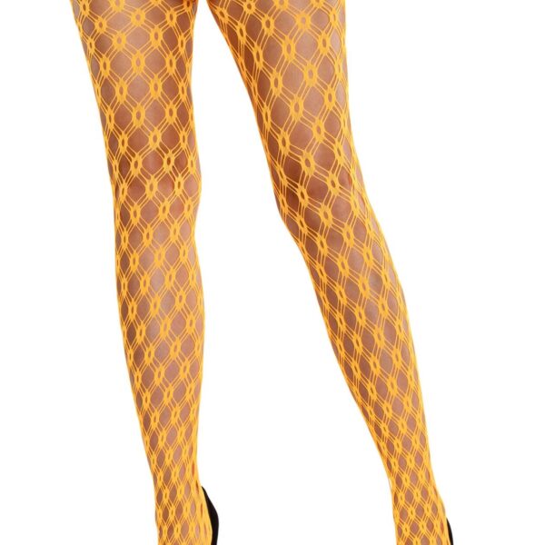 Колготки Leg Avenue Eyelet Net Tights Neon Orange One Size