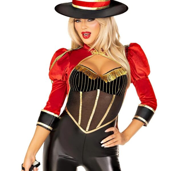 Костюм циркачки Leg Avenue Circus Ringmaster Diva Catsuit L