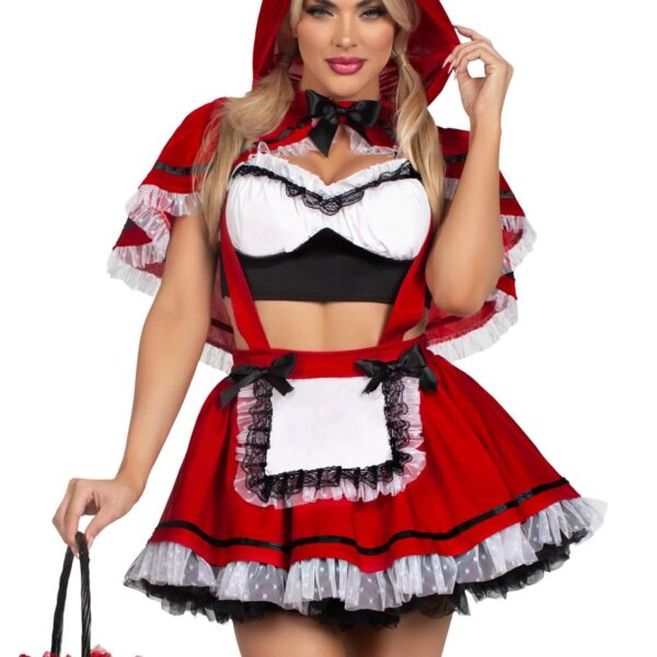 Костюм Червоної Шапочки Leg Avenue Flirty Miss Red Top and Skirt M