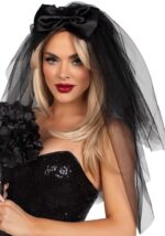 Фата нареченої Leg Avenue Tiered bridal veil O/S Black - Зображення 3