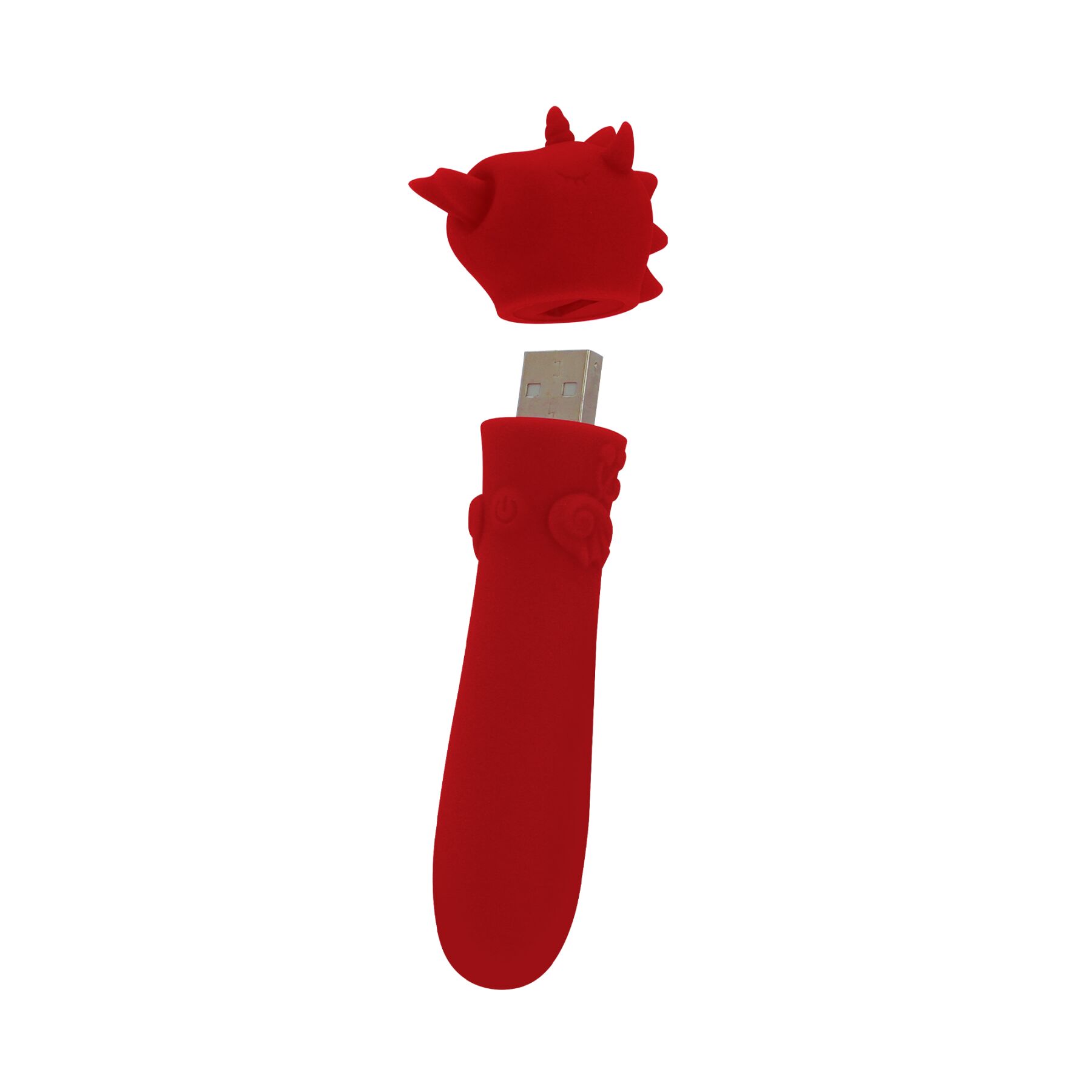 31064867279539 Вібратор-єдиноріжка Unihorn USB Bullet - Blaze Diablo, віброкуля, USB-зарядка - Зображення 2