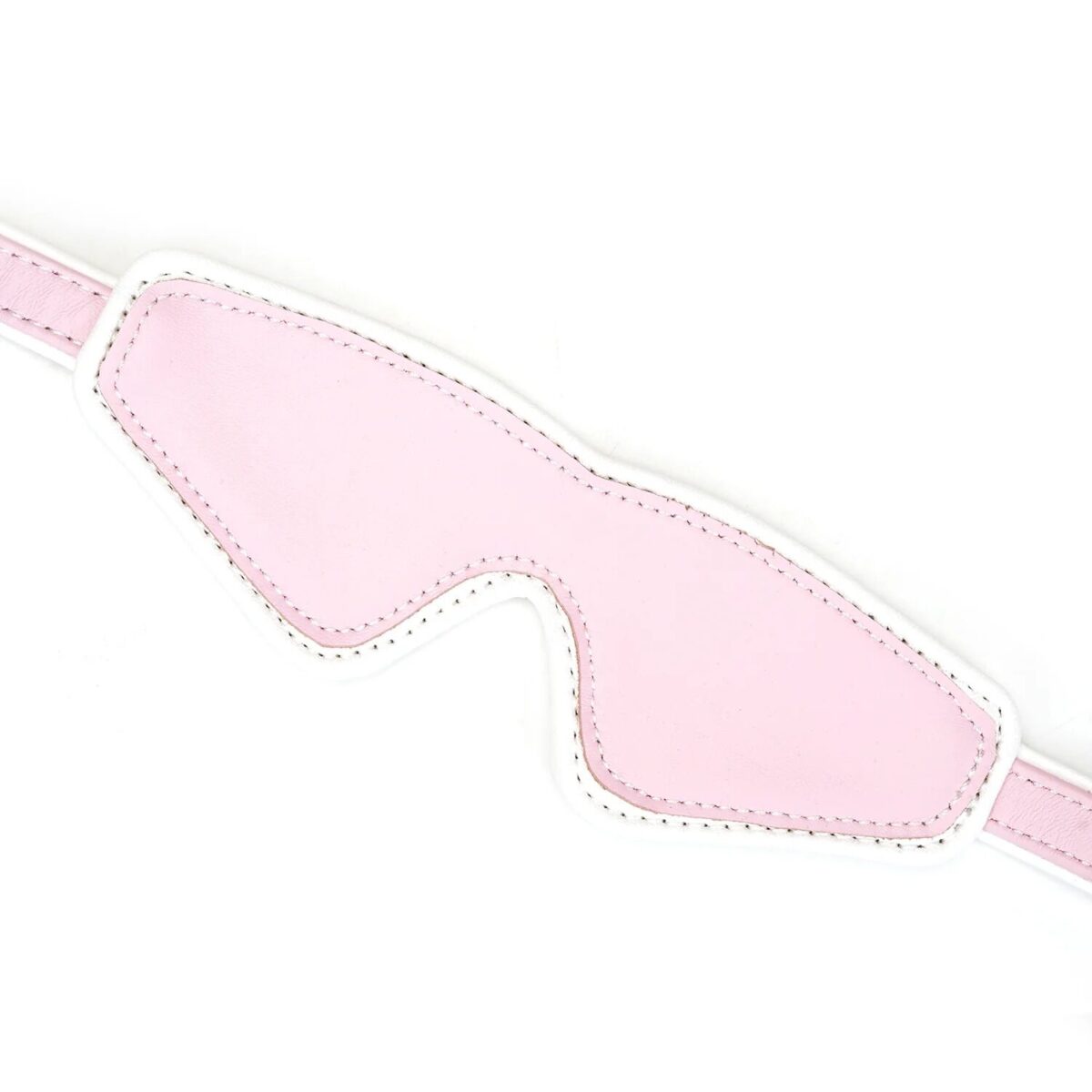 Шкіряна маска на очі Liebe Seele White & Pink Fairy Goat Leather Blindfold - Зображення 3