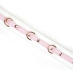 Нашийник з повідцем Liebe Seele White & Pink Fairy Goat Leather Collar - Зображення 3