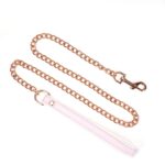 Нашийник з повідцем Liebe Seele White & Pink Fairy Goat Leather Collar - Зображення 6