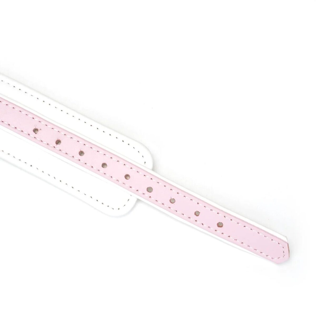Нашийник з повідцем Liebe Seele White & Pink Fairy Goat Leather Collar - Зображення 5