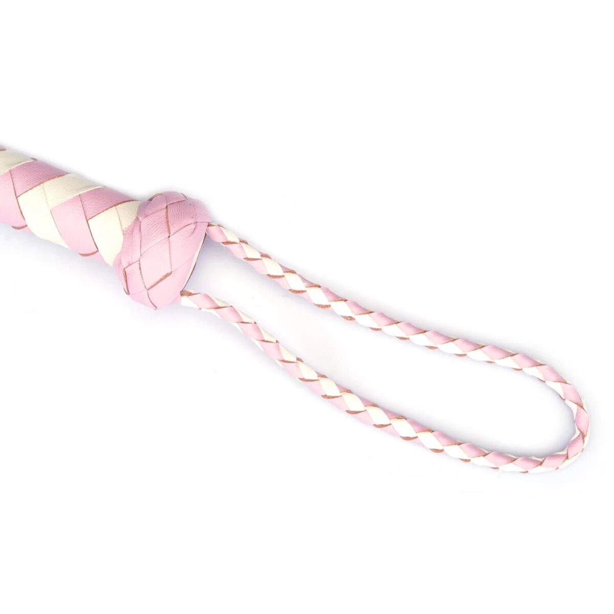Флогер Liebe Seele White & Pink Leather Whip - Зображення 5