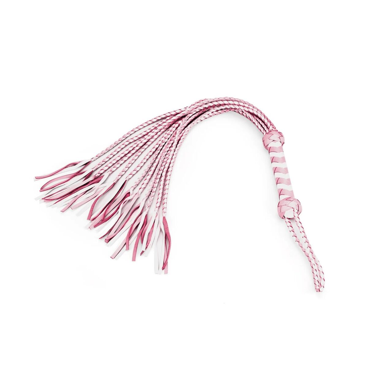 Флогер Liebe Seele White & Pink Leather Whip - Зображення 1
