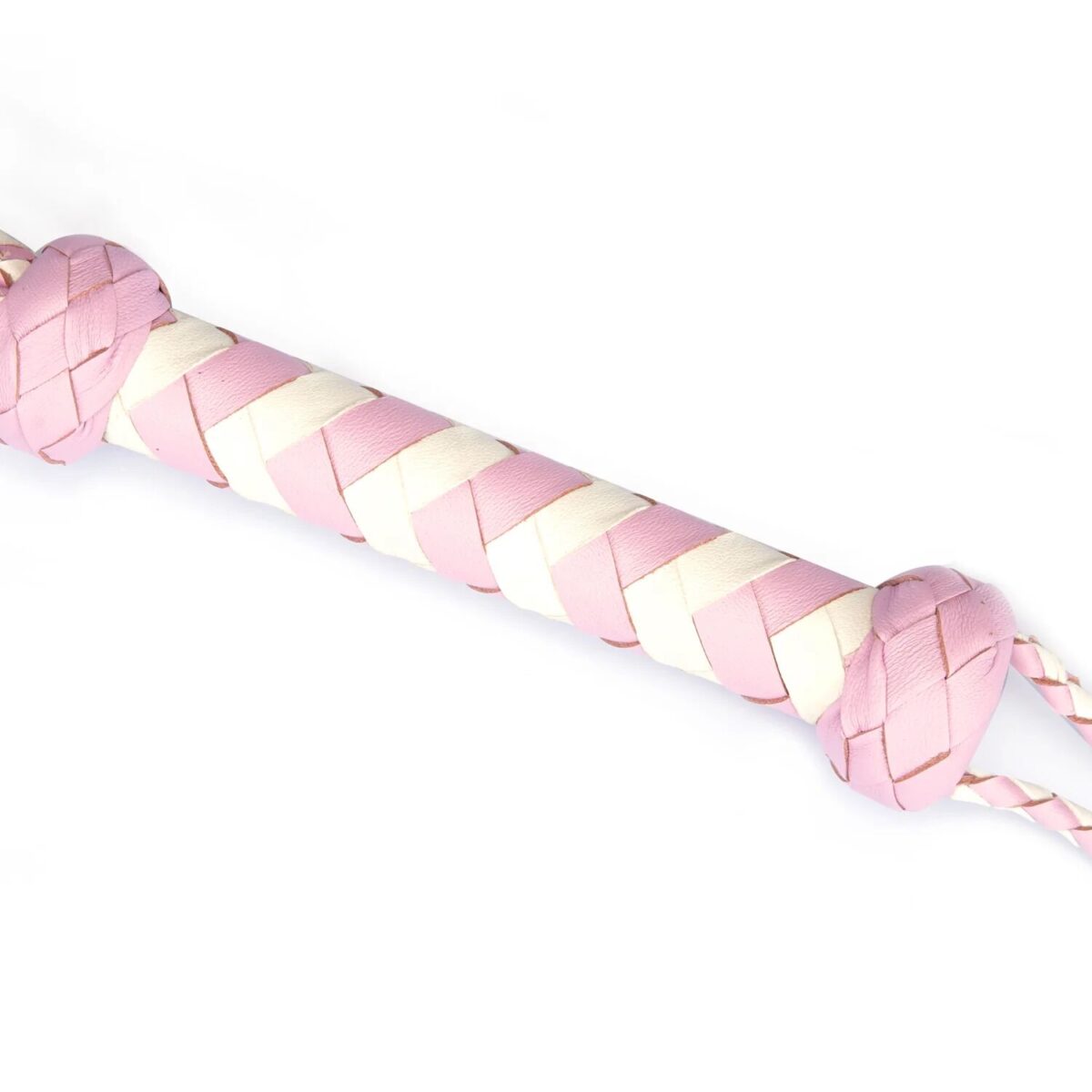 Флогер Liebe Seele White & Pink Leather Whip - Зображення 4