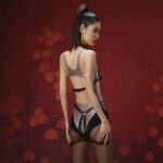 Сбруя зі страпоном LOCKINK SEVANDA Queen Sheba Set with Golden Dildo - Зображення 3