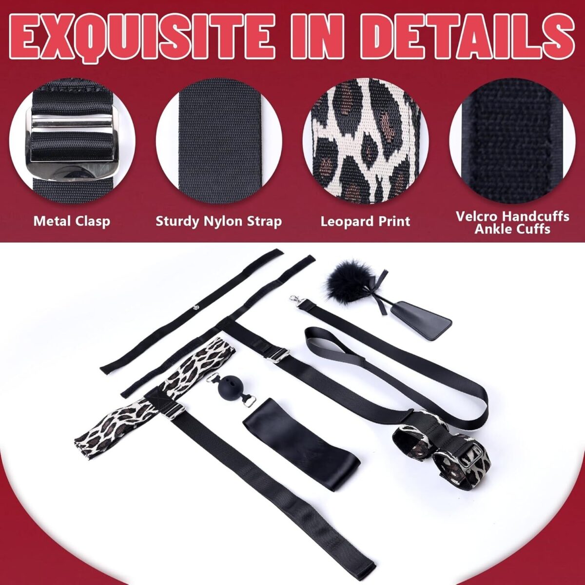 БДСМ-набір LOCKINK YEAHWOW Armbinder Restraint Set Black - Зображення 4