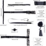 БДСМ-набір LOCKINK YEAHWOW Armbinder Restraint Set Black - Зображення 6