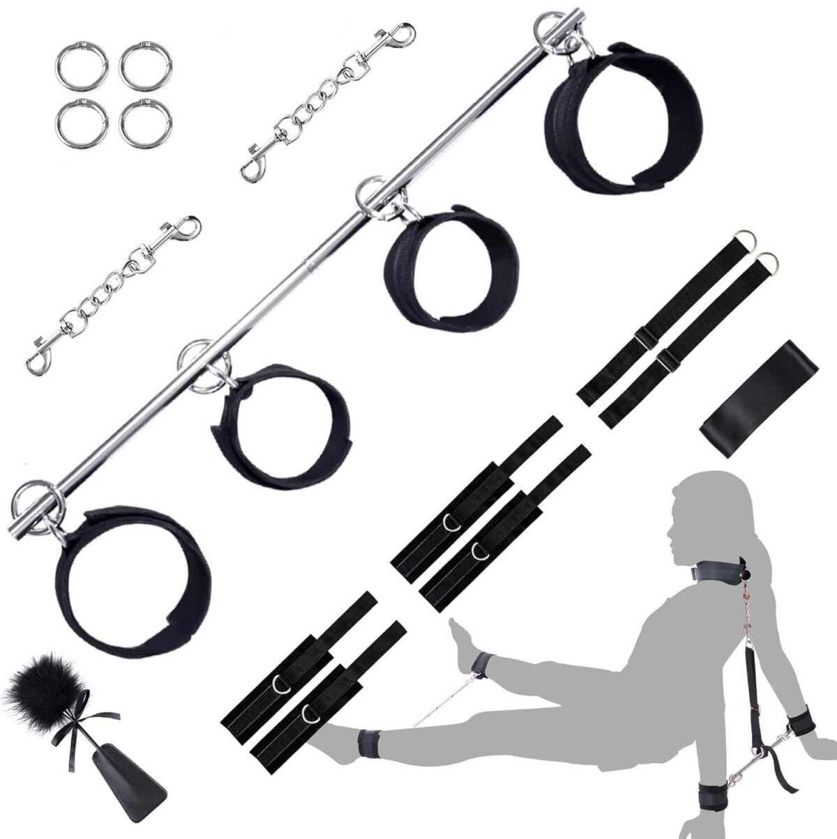 БДСМ-набір LOCKINK YEAHWOW Door Swing & Leg Spreader Bondage set - Зображення 1