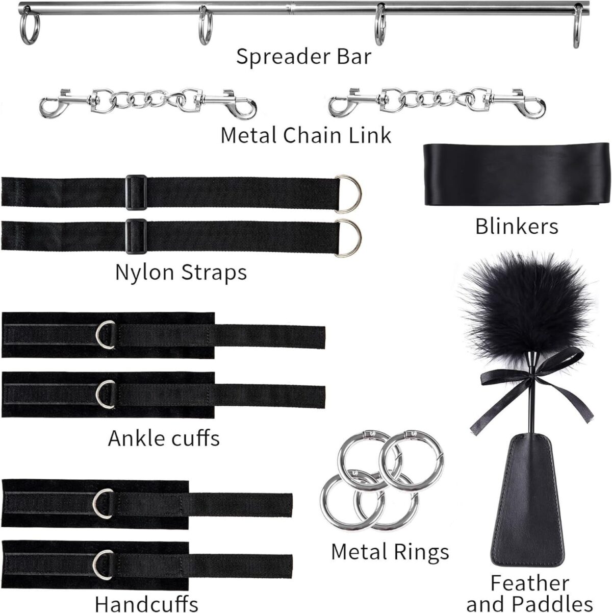 БДСМ-набір LOCKINK YEAHWOW Door Swing & Leg Spreader Bondage set - Зображення 6