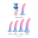 Дилдо з кольоровим градієнтом Love To Love DILDOLLS - UTOPIA XL ультрам'який - Зображення 4