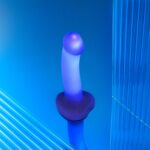 Дилдо, що світиться Strap-On-Me Glow-LED Dildo Purple - M - Зображення 6